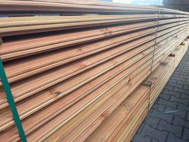 Douglas wisselsponning/halfhoutsrabat 5000x190x18mm (130x) - afbeelding 2 van  3