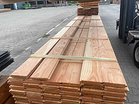 Douglas wisselsponning/halfhoutsrabat 5000x190x18mm (140x) - afbeelding 1 van  3