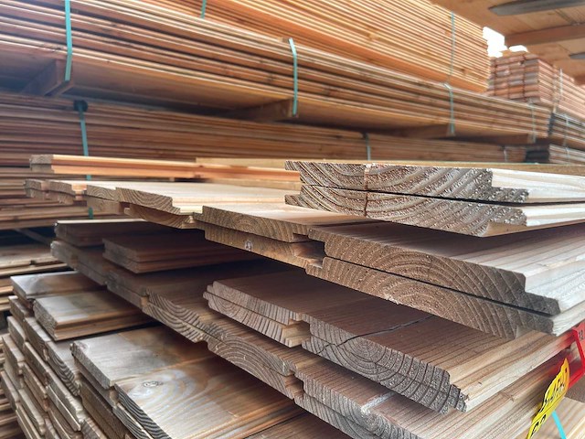 Douglas wisselsponning/halfhoutsrabat 5000x190x18mm (16x) - afbeelding 3 van  3