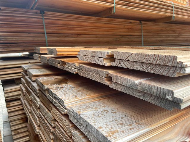 Douglas wisselsponning/halfhoutsrabat 5000x190x18mm (20x) - afbeelding 3 van  3