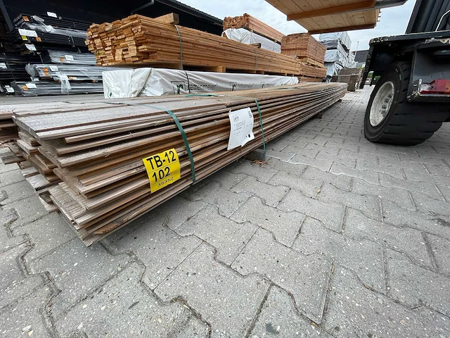 Douglas wisselsponning/halfhoutsrabat 5000x190x18mm (67x) - afbeelding 3 van  3