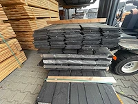Douglas wisselsponning/halfhoutsrabat zwart gecoat 3000x190x18mm (130x) - afbeelding 3 van  3