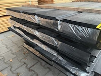 Douglas wisselsponning/halfhoutsrabat zwart gecoat 4000x90x18mm (50x) - afbeelding 3 van  3