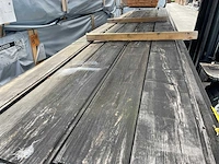 Douglas wisselsponning/halfhoutsrabat zwart gecoat 5000x190x18mm (75x) - afbeelding 1 van  3