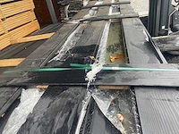 Douglas wisselsponning/halfhoutsrabat zwart gecoat 6000x190x18mm (36x) - afbeelding 1 van  3