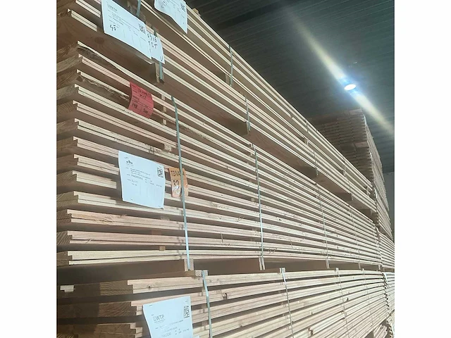 Douglas zweeds rabat 23x190mm, lengte 500cm (148x) - afbeelding 4 van  4