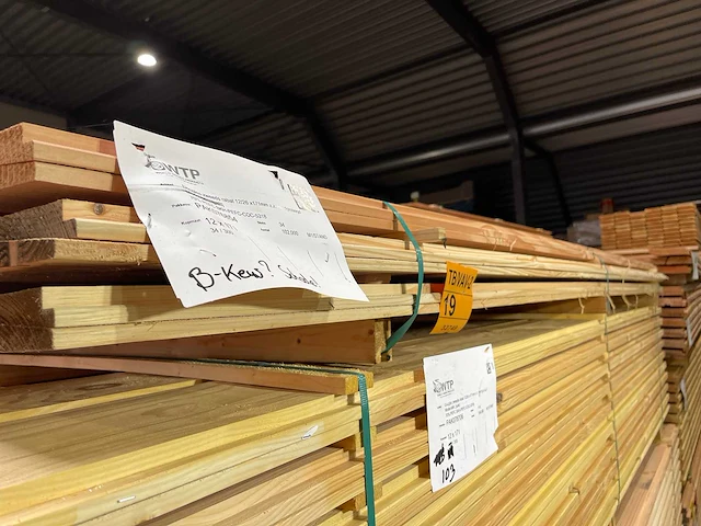 Douglas zweeds rabat 26x190mm, lengte 300cm (34x) - afbeelding 2 van  3