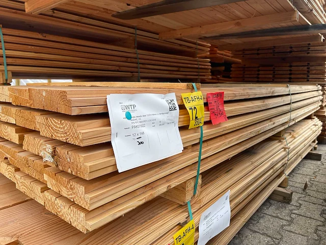 Douglas zweeds rabat 3000x148x27mm (70x) - afbeelding 2 van  3