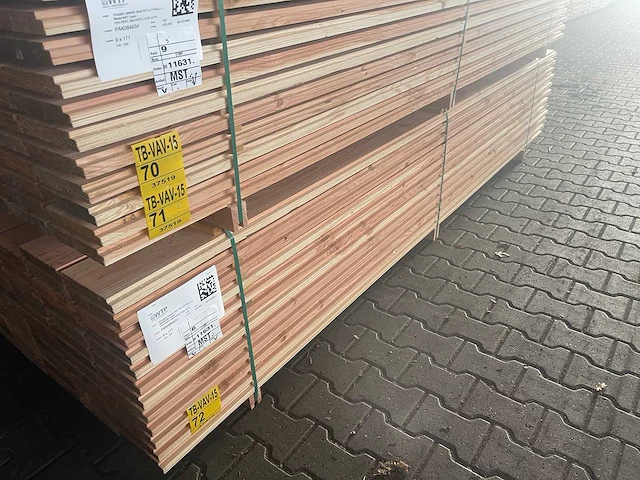 Douglas zweeds rabat 3000x190x21mm (140x) - afbeelding 4 van  4