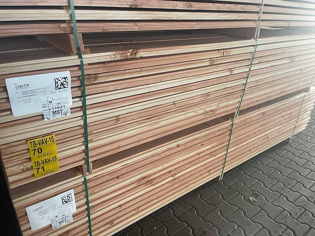 Douglas zweeds rabat 3000x190x21mm (70x) - afbeelding 4 van  4