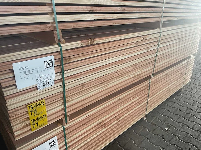 Douglas zweeds rabat 3000x190x21mm (70x) - afbeelding 4 van  4