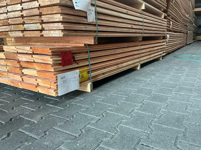 Douglas zweeds rabat 3000x195x26mm (70x) - afbeelding 4 van  4