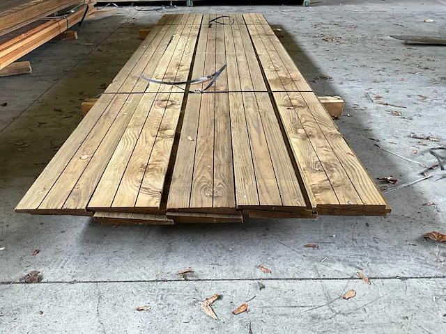 Douglas zweeds rabat 300x19,5x1,1-2,7 cm (10x) - afbeelding 3 van  4