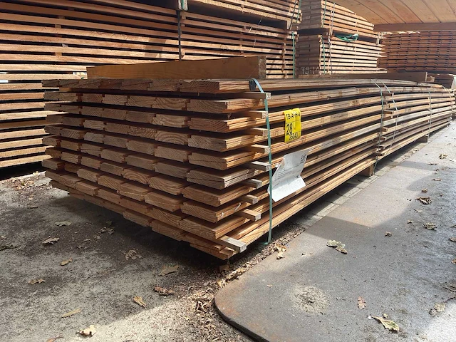 Douglas zweeds rabat 4000x125x22mm (140x) - afbeelding 2 van  3