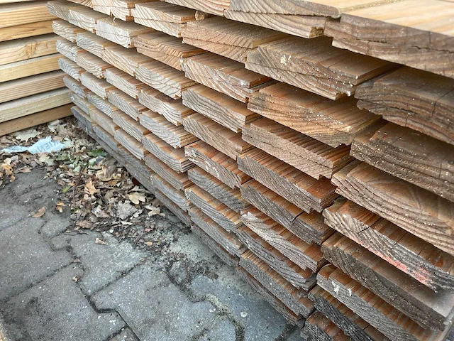 Douglas zweeds rabat 4000x125x22mm (140x) - afbeelding 3 van  3