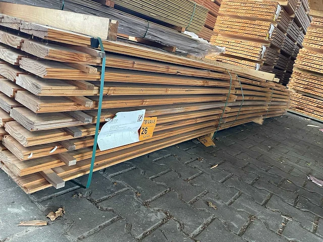Douglas zweeds rabat 4000x140x20mm (140x) - afbeelding 2 van  3