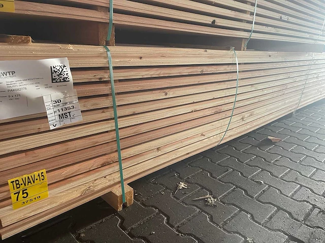 Douglas zweeds rabat 4000x190x21mm (150x) - afbeelding 4 van  4