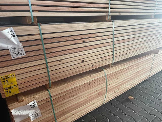 Douglas zweeds rabat 4000x190x21mm (75x) - afbeelding 4 van  4