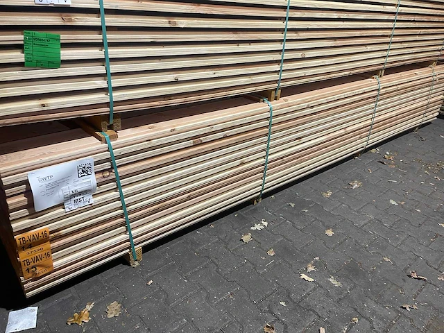 Douglas zweeds rabat 4000x190x21mm (75x) - afbeelding 4 van  4