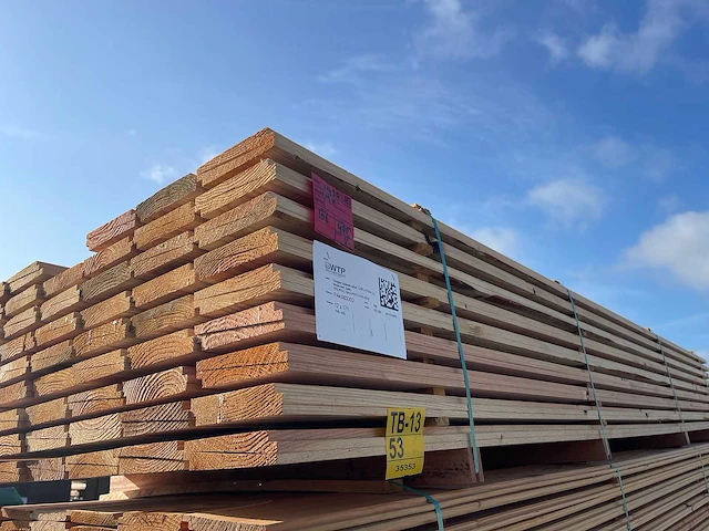 Douglas zweeds rabat 4000x190x26mm (106x) - afbeelding 2 van  3