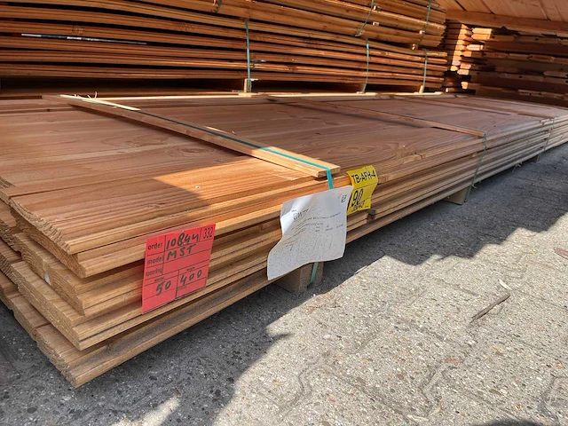 Douglas zweeds rabat 4000x195x21mm (50x) - afbeelding 2 van  3