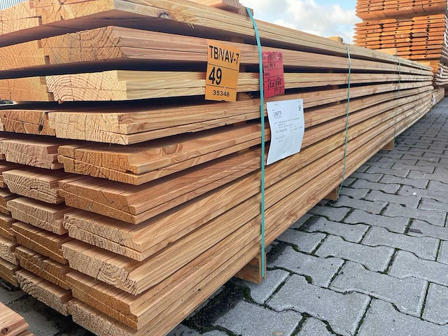 Douglas zweeds rabat 5000x190x26mm (120x) - afbeelding 2 van  3