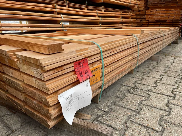 Douglas zweeds rabat 5000x195x26mm (66x) - afbeelding 2 van  3