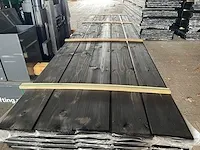 Douglas zweeds rabat zwart gecoat 23x180mm, lengte 300cm (50x)