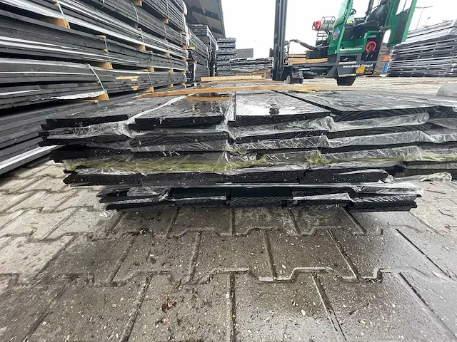 Douglas zweeds rabat zwart gecoat 23x180mm, lengte 365cm (50x) - afbeelding 3 van  3