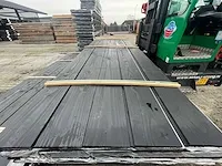 Douglas zweeds rabat zwart gecoat 23x180mm, lengte 400cm (50x) - afbeelding 2 van  3