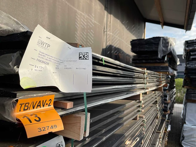 Douglas zweeds rabat zwart gecoat 23x190mm, lengte 400cm (50x) - afbeelding 2 van  3