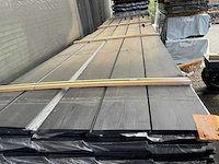 Douglas zweeds rabat zwart gecoat 23x190mm, lengte 400cm (50x) - afbeelding 1 van  3