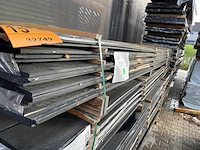 Douglas zweeds rabat zwart gecoat 23x190mm, lengte 400cm (50x) - afbeelding 2 van  3