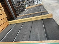 Douglas zweeds rabat zwart gecoat 4000x182x21mm (50x) - afbeelding 1 van  3