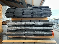 Douglas zweeds rabat zwart gespoten 18x185mm, lengte 300cm (130x) - afbeelding 1 van  3