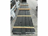 Douglas zweeds rabat zwart gespoten 18x185mm, lengte 500cm (50x) - afbeelding 1 van  3