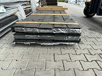 Douglas zweeds rabat zwart gespoten 18x185mm, lengte 500cm (50x) - afbeelding 2 van  3