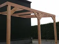 Douglass houten onderbouw voor veranda en veranda dak met pergolux polycarbonaat 16 mm dik opaal - afbeelding 6 van  6