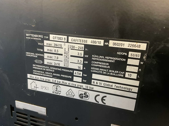 Douwe egberts cft003b koffiemachine - afbeelding 5 van  5