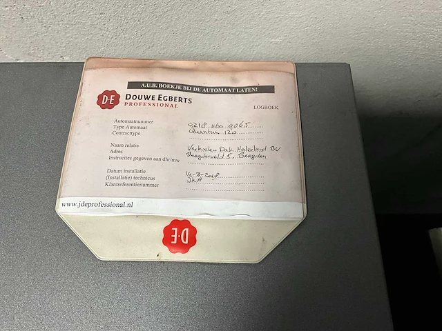 Douwe egberts quantum 120 koffiemachine - afbeelding 6 van  6