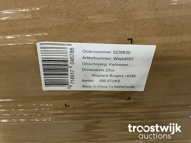 Dozen papieren bekers - afbeelding 2 van  2