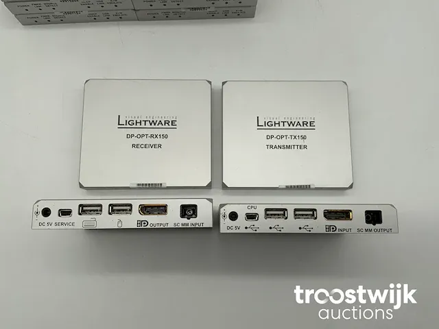 (dp-opt-rx150 & dp-opt-tx150) dual mode display port transmitter & receiver set - afbeelding 4 van  4
