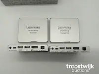 (dp-opt-rx150 & dp-opt-tx150) dual mode display port transmitter & receiver set - afbeelding 4 van  4