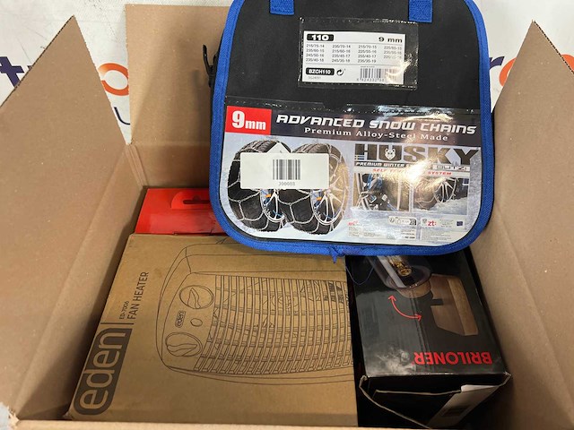 Draadkop 2x2,7mm m10x1,25lh - 1911y3-7 + eden ed-7006 elektrische kachel + briloner - royk lamp zwart + husky butzi 110 sneeuwkettingen - afbeelding 2 van  2