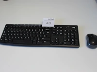 Draadloos toetsenbord en muis logitech. - afbeelding 1 van  1