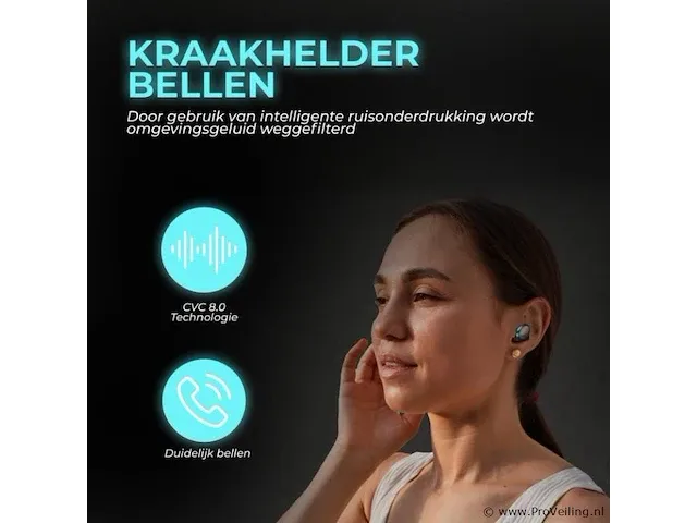 Draadloze bluetooth oortjes (waterproof) - afbeelding 4 van  6