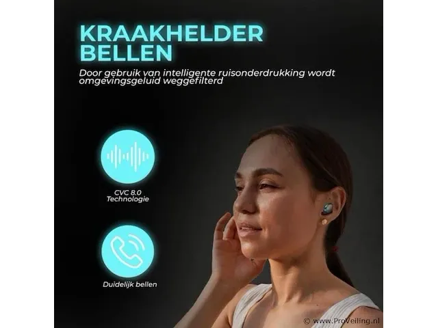 Draadloze oordopjes - waterproof - afbeelding 5 van  9