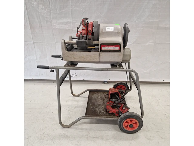 Draadsnijapparaat 3" op onderstel 230v rothenberger, supertronic 3" se, bouwjaar 2019 - afbeelding 3 van  10