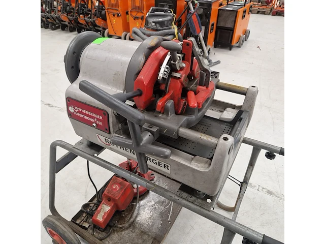 Draadsnijapparaat 3" op onderstel 230v rothenberger, supertronic 3" se, bouwjaar 2019 - afbeelding 7 van  10