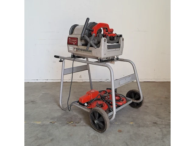 Draadsnijapparaat 3" op onderstel 230v rothenberger, supertronic 3" se, bouwjaar 2021 - afbeelding 1 van  9